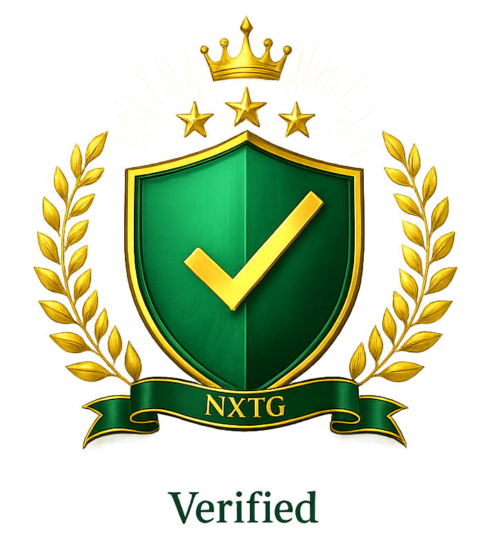 NXTG Verified 認証バッジ